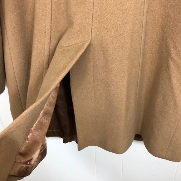 Jay Wool Cashmere Mid Length Camel Coat Sz 10 - Picture 7 of 10